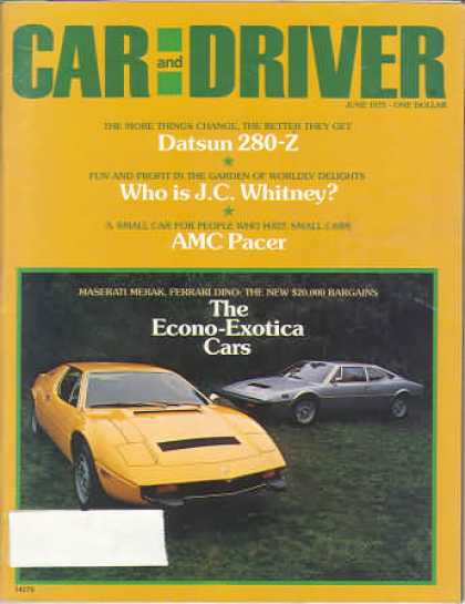 Car and Driver - June 1975