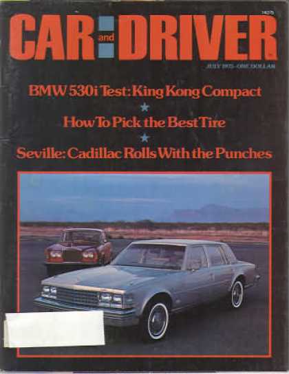 Car and Driver - July 1975