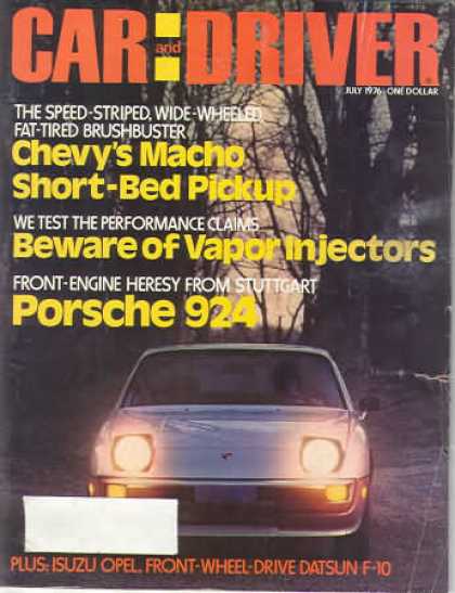 Car and Driver - July 1976