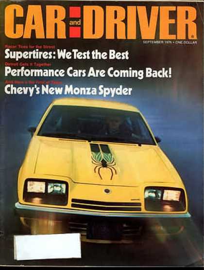 Car and Driver - September 1976