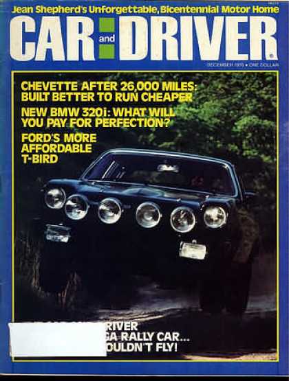 Car and Driver - December 1976