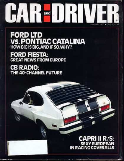 Car and Driver - January 1977