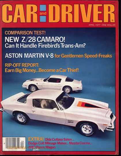 Car and Driver - April 1977