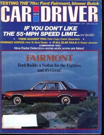 Car and Driver - September 1977