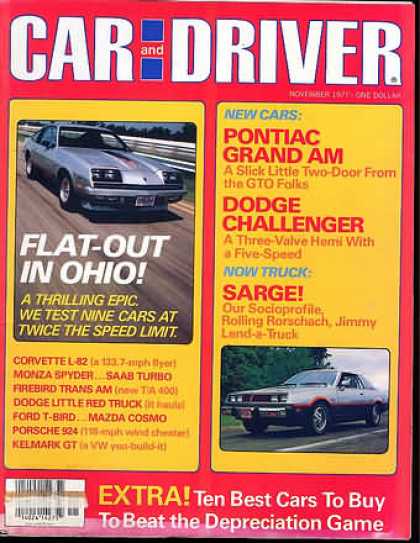 Car and Driver - November 1977