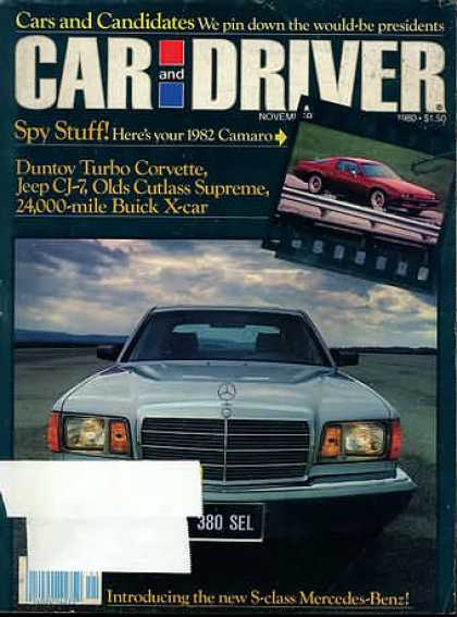 Car and Driver - November 1980