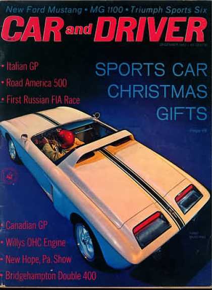 Car and Driver - December 1962
