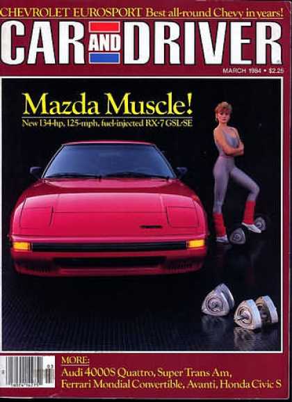 Car and Driver - March 1984