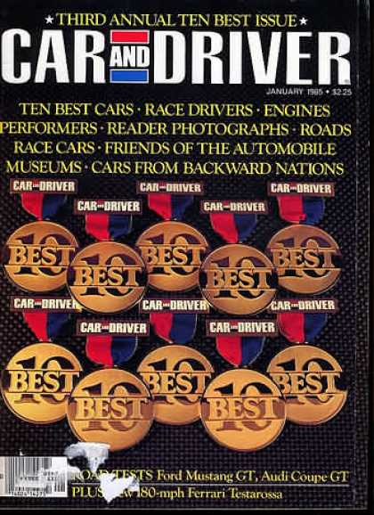 Car and Driver - January 1985
