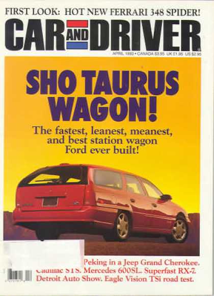 Car and Driver - April 1993