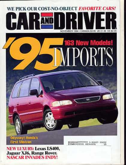 Car and Driver - November 1994