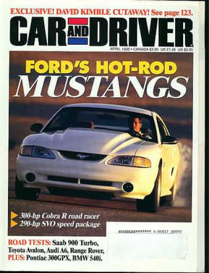 Car and Driver - April 1995