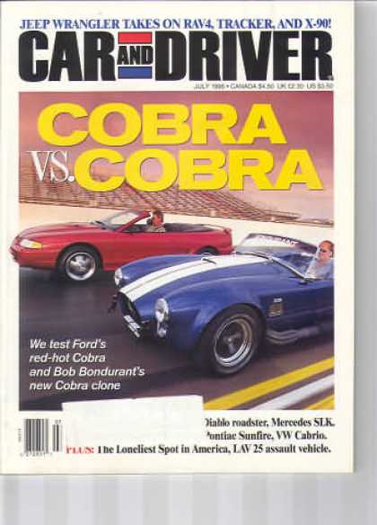 Car and Driver - July 1996