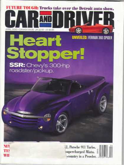Car and Driver - April 2000