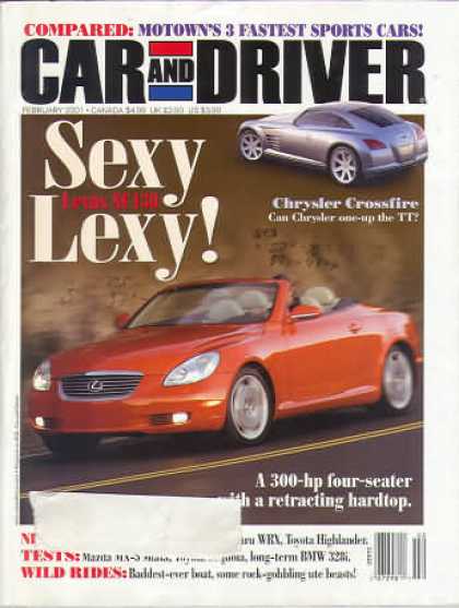 Car and Driver - February 2001