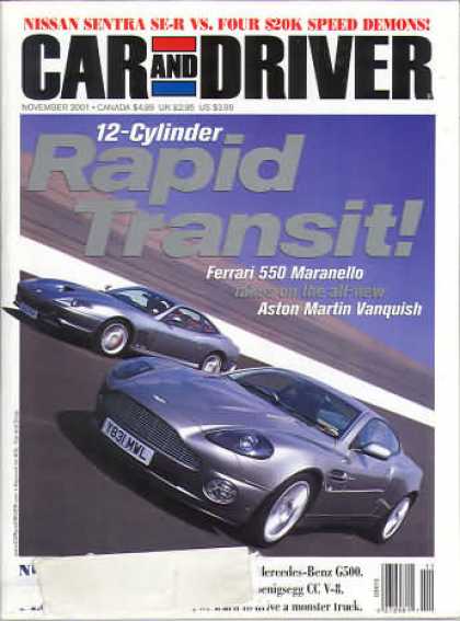 Car and Driver - November 2001