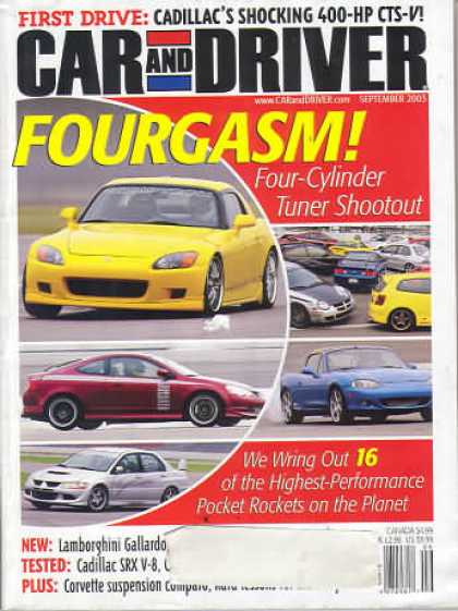 Car and Driver - September 2003