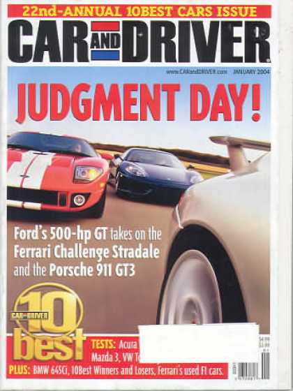 Car and Driver - January 2004