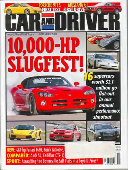 Car and Driver - November 2004