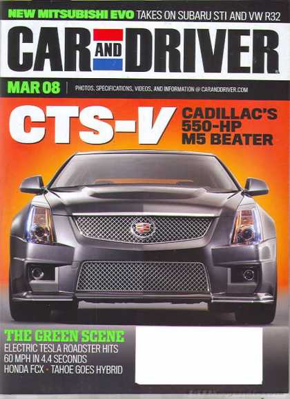 Car and Driver - March 2008