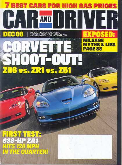 Car and Driver - December 2008