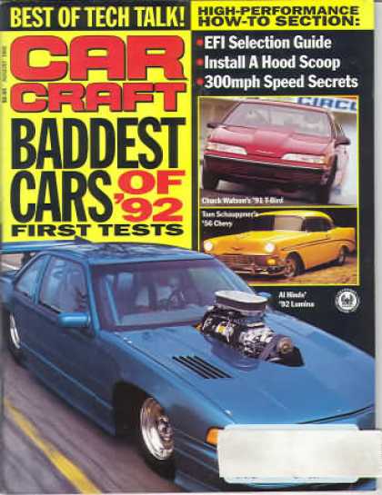 Car Craft - August 1992