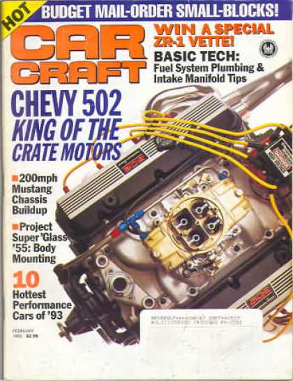 Car Craft - February 1993