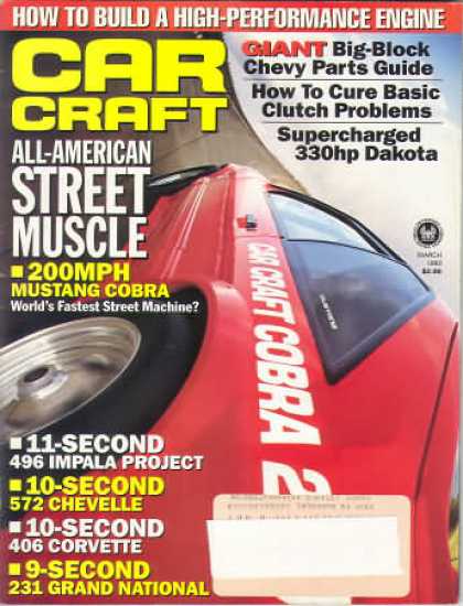 Car Craft - March 1993