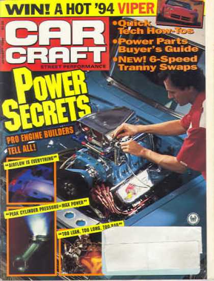 Car Craft - January 1994