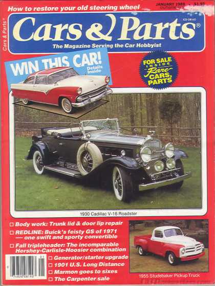 Cars & Parts - January 1988