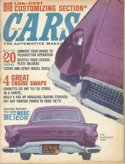 Cars - May 1962