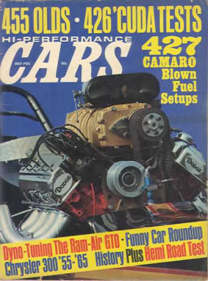 Cars - May 1970