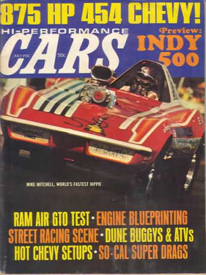 Cars - July 1970