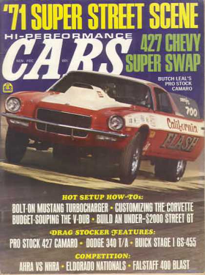 Cars - November 1970