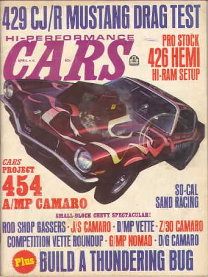 Cars - April 1971