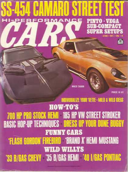 Cars - October 1971
