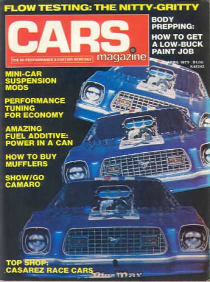 Cars - April 1975