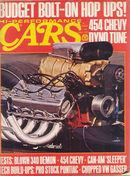 Cars - July 1979