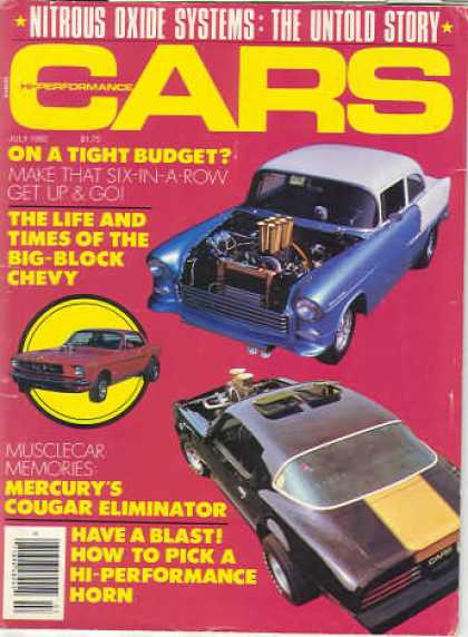Cars - July 1982
