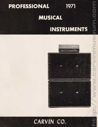Carvin Catalog - 1971
