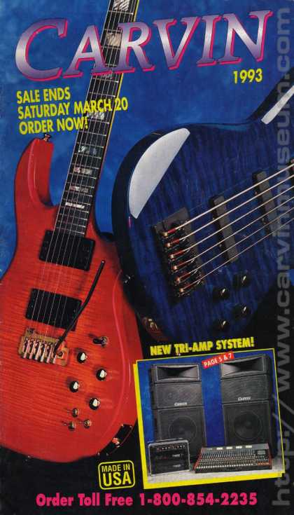 Carvin Catalog - 1993