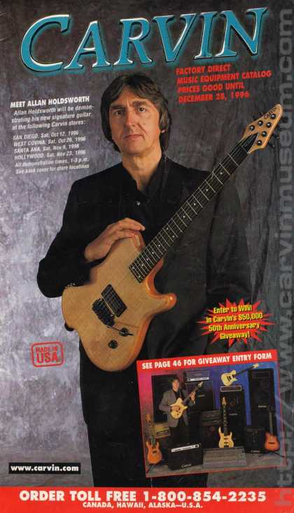 Carvin Catalog - 1996