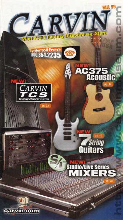 Carvin Catalog - 1999