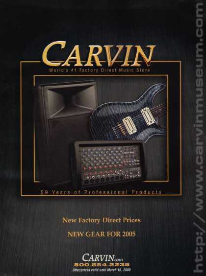 Carvin Catalog - 2005