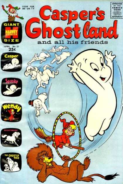 Casper's Ghostland 21 - Ghost - Lion - Animal - Cloun - Girl