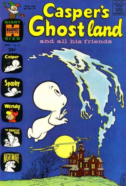 Casper's Ghostland 35 - Giant Size - All His Friends - Ghost - Wendy - Spooky