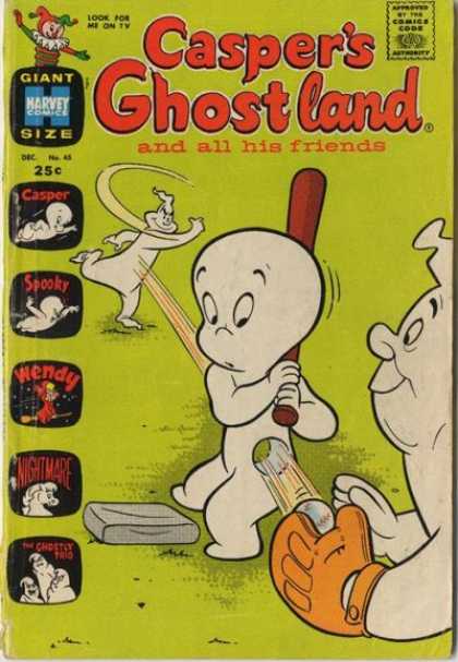 Casper's Ghostland 45 - Casper - Spooky - Wendy - Baseball - Pitch