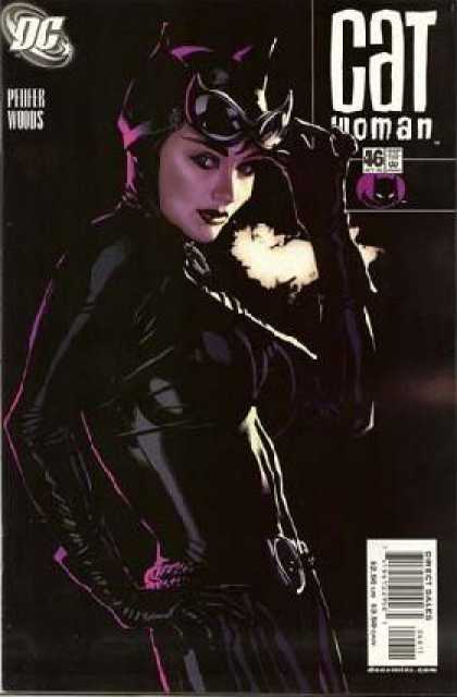 Catwoman (2001) 46 - Goggles - Leather Suit - Woods - Black Belt - Number 46