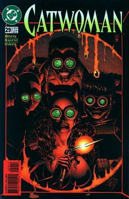 Catwoman 29 - Dc - Glowing Green Eyes - Dixon - Balent - Smith - Jimmy Palmiotti, Paul Gulacy