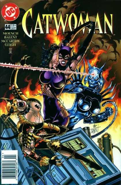 Catwoman 44 - Dc Comics - Laser Beam - Fur - Flames - Claws - Adam Hughes